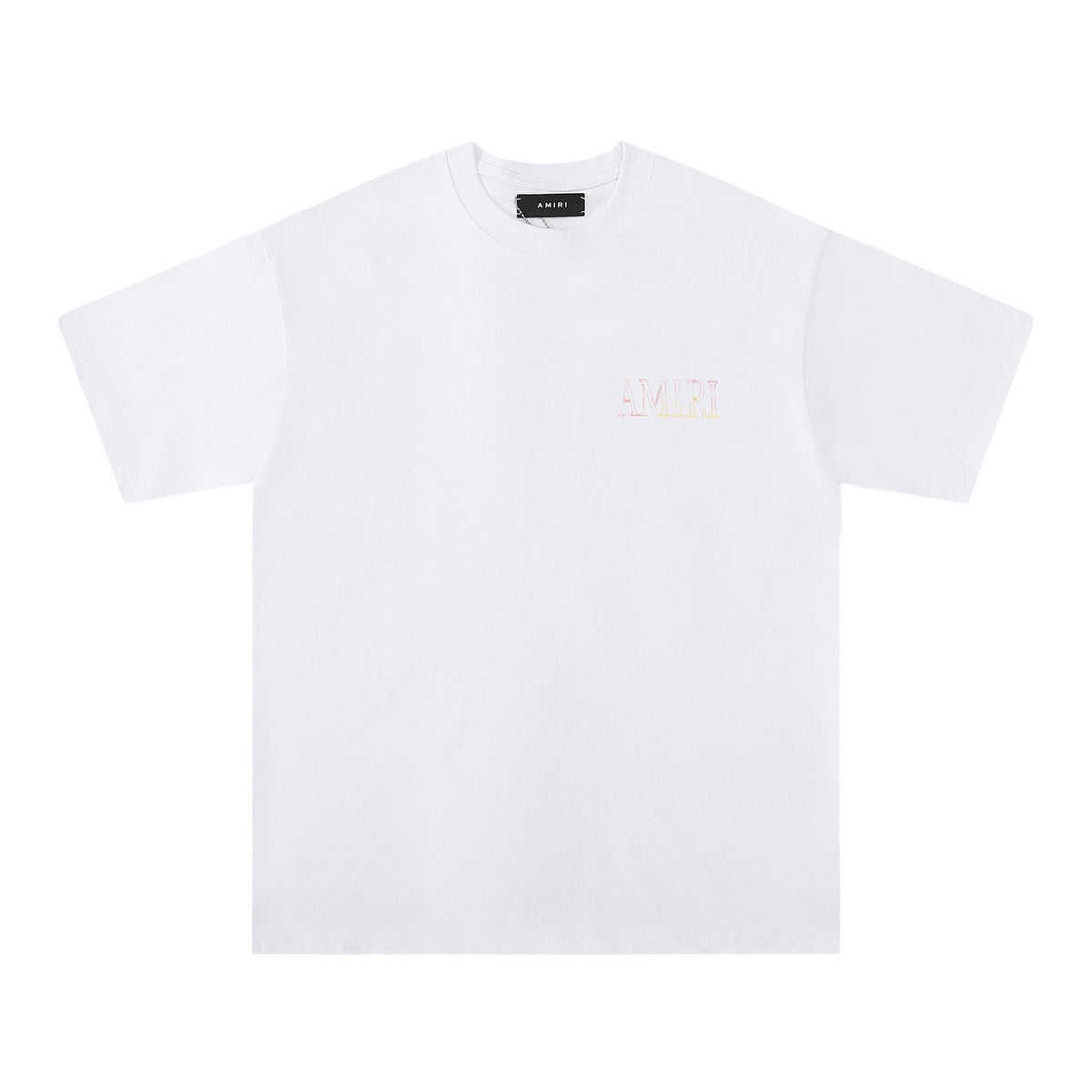 AMIRI Rainbow Bandana Back Graphic T-Shirt — front